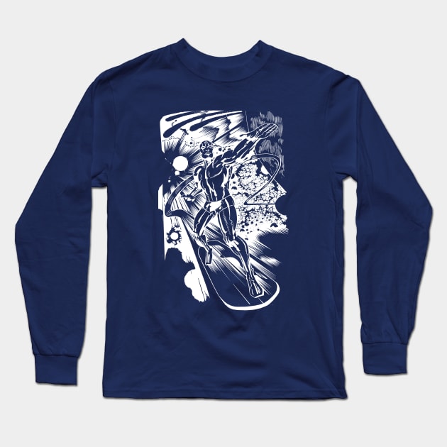 Silver Surfer Long Sleeve T-Shirt by Pop Fan Shop